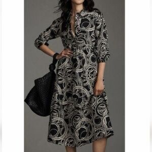 Bettina Tiered Shirt
Dress by the brand Maeve, sold at Anthropologie. Size Med